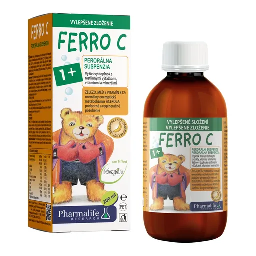 Pharmalife Ferro C 1r+ perorální suspenze 200 ml