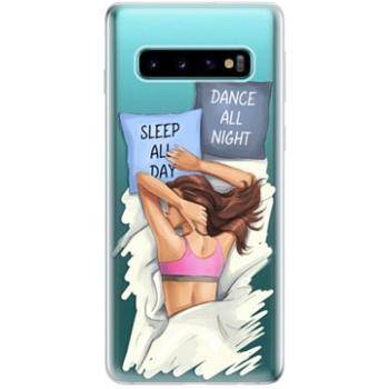 iSaprio Dance and Sleep pro Samsung Galaxy S10 (danslee-TPU-gS10)