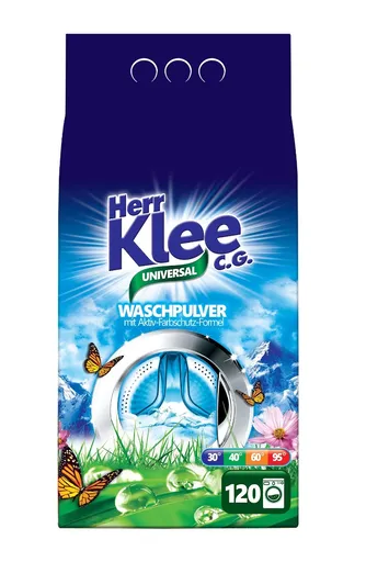 Herr Klee Universal Prací prášek 10 kg 120 dávek