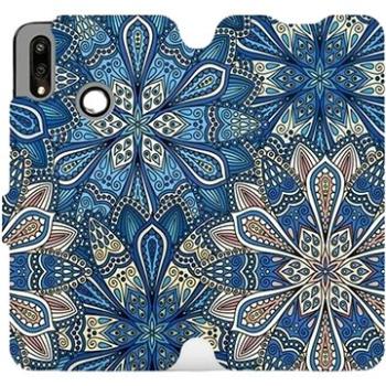 Flipové pouzdro na mobil Huawei P Smart 2019 - V108P Modré mandala květy (5903226714636)