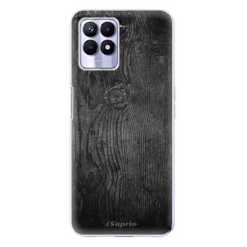 Odolné silikonové pouzdro iSaprio - Black Wood 13 - Realme 8i