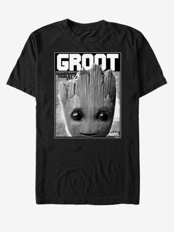 ZOOT.Fan Marvel Groot Strážci Galaxie vol. 2 Triko Černá