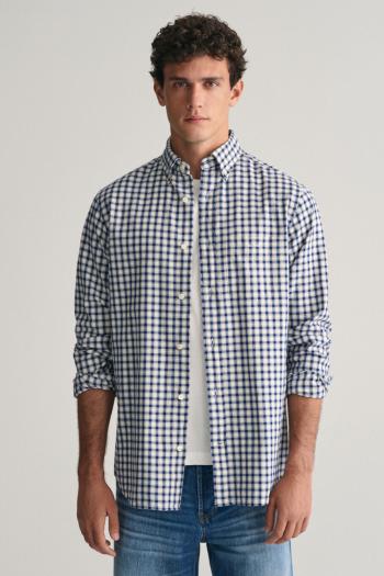 KOŠILE GANT REG ARCHIVE OXFORD CHECK SHIRT DEEP BLUE