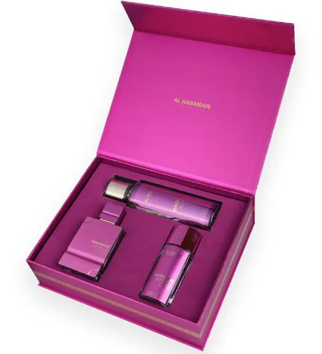 Al Haramain Amber Oud Ultra Violet - EDP 75 ml + EDP 30 ml + tělový závoj 250 ml