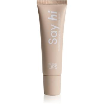 Say Hi Glassy Lips tónovací balzám na rty s peptidy odstín Nude 10 ml