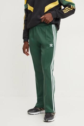 Tepláky adidas Originals 70S Track Pant zelená barva, vzorované, IX5224