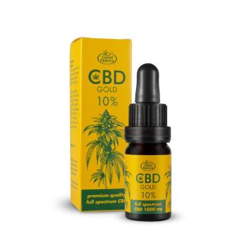 CBD GOLD 10 %, Full spectrum olej - 10 ml CBD GOLD 10 %, Full spectrum olej - 10 ml