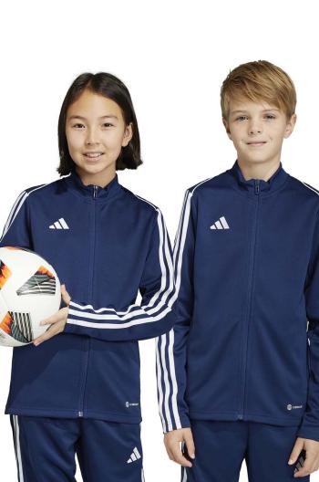 Dětská mikina adidas Performance TIRO23L TR JKTY tmavomodrá barva, vzorovaná