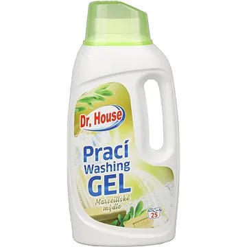 DR. HOUSE prací gel Marseillské mýdlo 1,5 l (25 praní) (8594057123567)