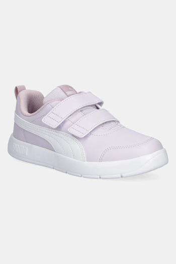 Detské tenisky Puma Courtflex V3 fialová farba, 397642