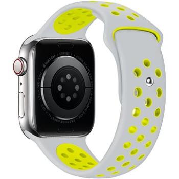 Eternico Sporty pro Apple Watch 38mm / 40mm / 41mm  Mustard Yellow and White     (AET-AWSP-YeWh-38)