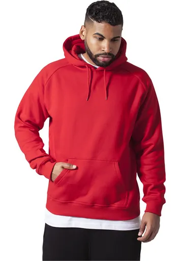 Urban Classics Blank Hoody red - XS