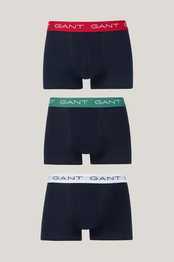 SPODNÍ PRÁDLO GANT TRUNK 3-PACK WOODY GREEN