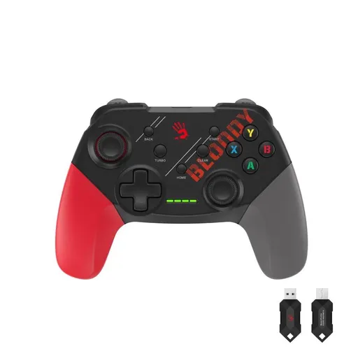 A4tech Bloody GPW50, gamepad, Dual mode 2, 4G+USB, černá