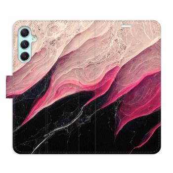 Flipové pouzdro iSaprio - BlackPink Marble - Samsung Galaxy A34 5G