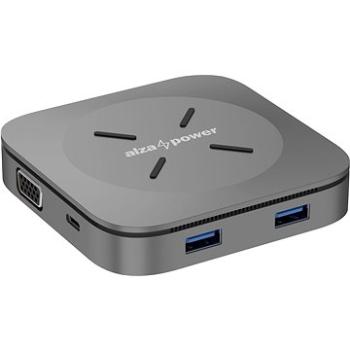 AlzaPower Metal USB-C Dock Cube 6in1 WF vesmírně šedá (APW-HCAC6PDY)