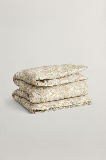 POVLEČENÍ GANT FLORAL SINGLE DUVET DARK MUSTARD YELLOW