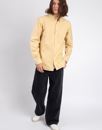 Carhartt WIP L/S Bolton Shirt Rattan garment dyed S