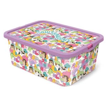 Squishmallows STOR úložný box s víkem - 13 L