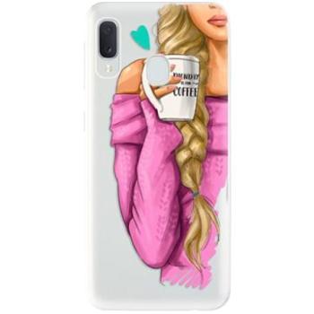 iSaprio My Coffe and Blond Girl pro Samsung Galaxy A20e (coffblon-TPU2-A20e)