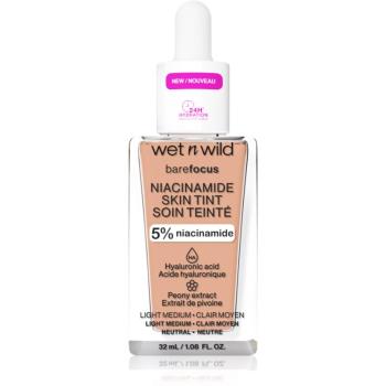 Wet n Wild Bare Focus Niacinamide Skin Tint lehký hydratační make-up odstín Light Medium 32 ml