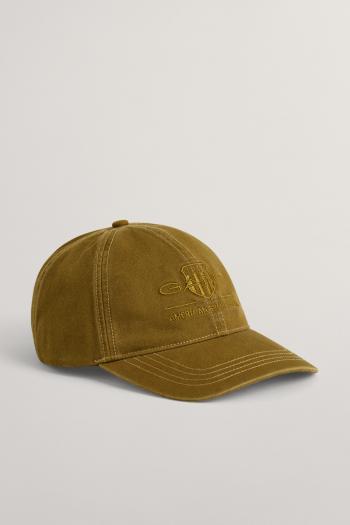 KŠILTOVKA GANT UNISEX. TONAL SHIELD CAP WARM SURPLUS GREEN