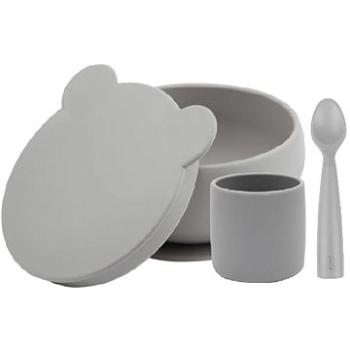 MINIKOIOI set na stolování BLW I, Powder Grey (8681176332588)