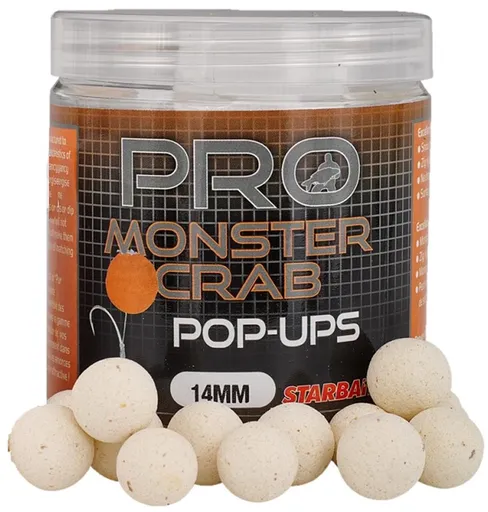 Starbaits Plovoucí boilies Pop Up Pro Monster Crab 50g,Starbaits Plovoucí boilies Pop Up Pro Monster Crab 50g