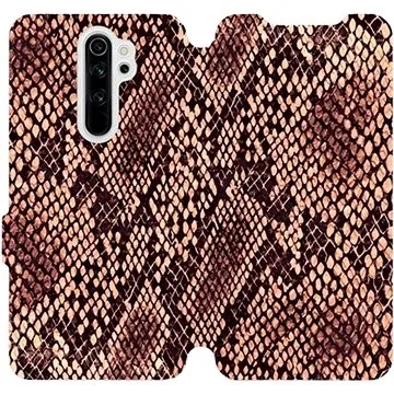 Flipové pouzdro na mobil Xiaomi Redmi Note 8 Pro - VA32P Hadí vzor (5903516093182)