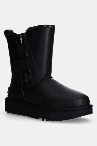Kožené sněhule UGG Classic Short Moto Boot