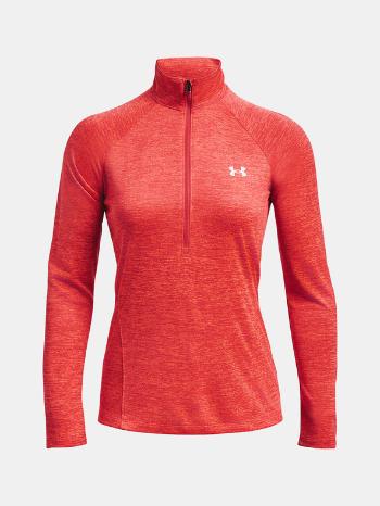 Under Armour Tech 1/2 Zip - Twist Triko Červená