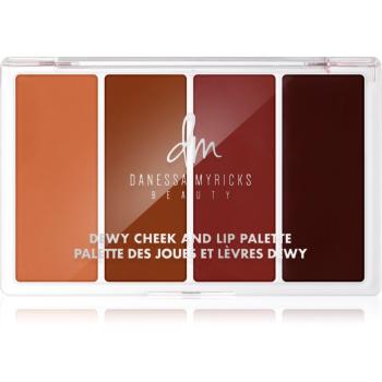 Danessa Myricks Beauty Dewy Cheek & Lip Palette multifunkční paleta na obličej odstín Dew It Undercover 25 g