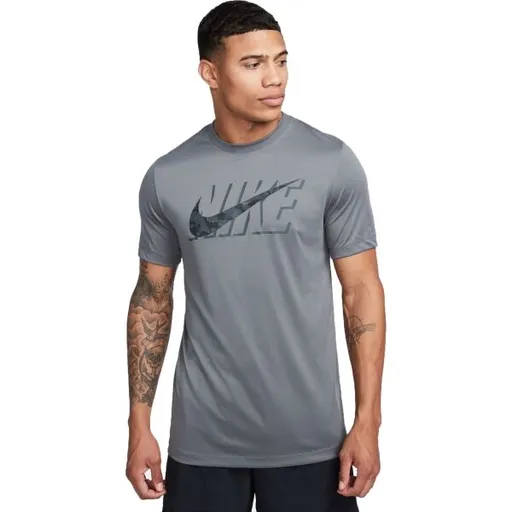 Nike DRI-FIT Pánské tréninkové tričko, šedá, velikost XXL