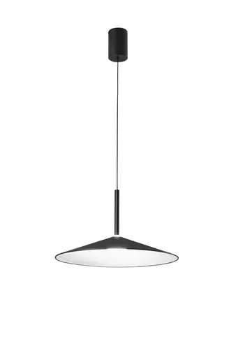 FANEUROPE FAN EUROPE Závěsné LED svítidlo Khan (černá), 18 W, CCT 2700 / 3500 K, 48 x 200cm