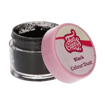 Cakesupplies Jedlá prachová barva Dust Black - černá