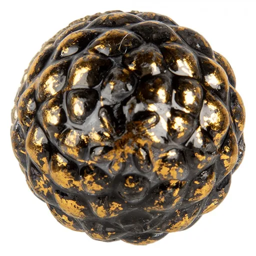 Zlatá antik úchytka ve tvaru šišky - Ø 4*4 cm / S4 cm 66064