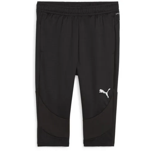 Puma TEAMFINAL TRAINING 3/4 PANTS Pánské fotbalové 3/4 elasťáky, černá, velikost