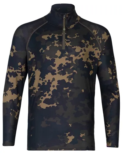 Korda triko kool upf zip jersey dark kamo - xxl