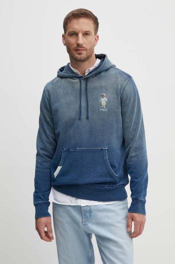 Bavlněná mikina Polo Ralph Lauren pánská, s kapucí, vzorovaná, 710941871