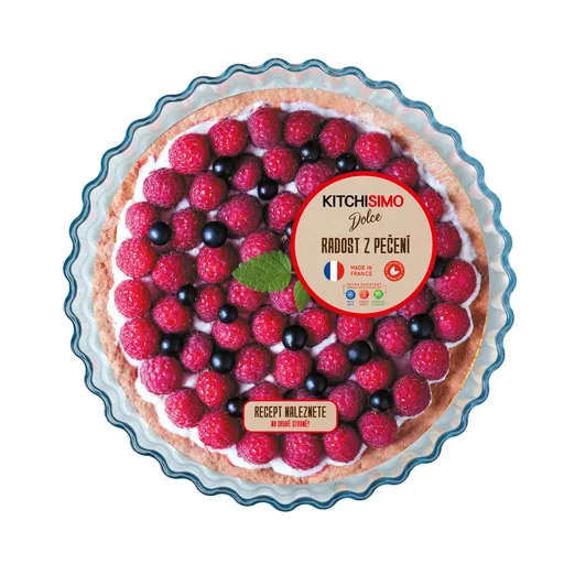 OCUISINE Skleněná zapékací forma na koláč KITCHISIMO Dolce 27x3cm, borosilikát