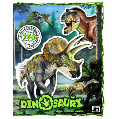 Samolepková knížka/ Dino