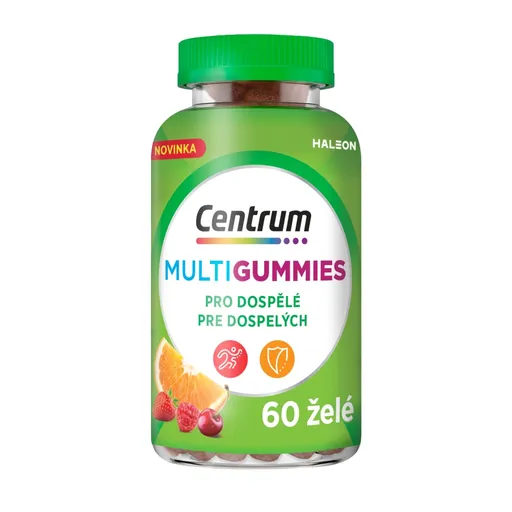 Centrum Multigummies pro dospělé 60 želatinových pastilek