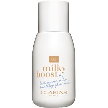 Clarins Milky Boost tónovací mléko pro sjednocení barevného tónu pleti odstín 02 Milky Nude 50 ml