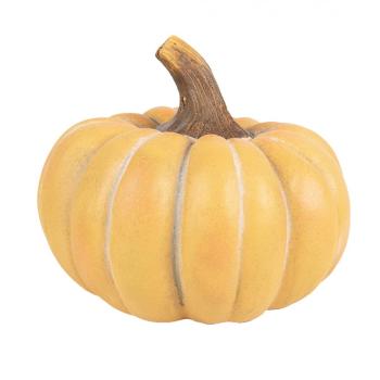 Žluooranžová dekorace dýně Pumpkin - Ø 28*23 cm 6MG0045