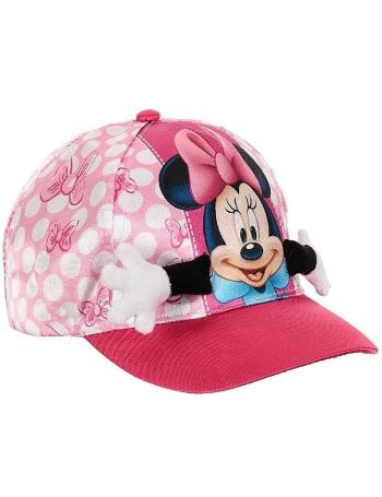 Minnie mouse růžová dívčí kšiltovka vel. 54