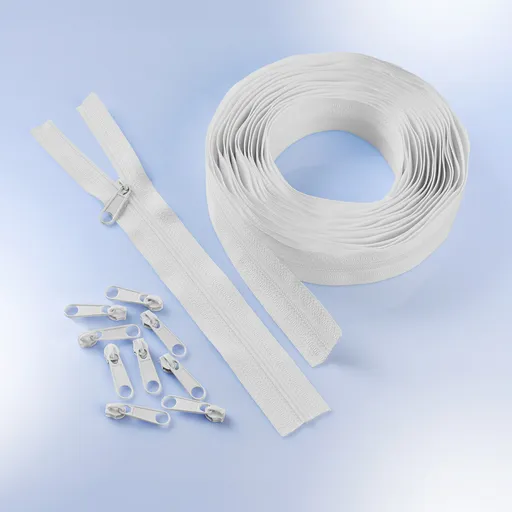 6 m nekonečného zdrhovadla + 25 zipových jezdců