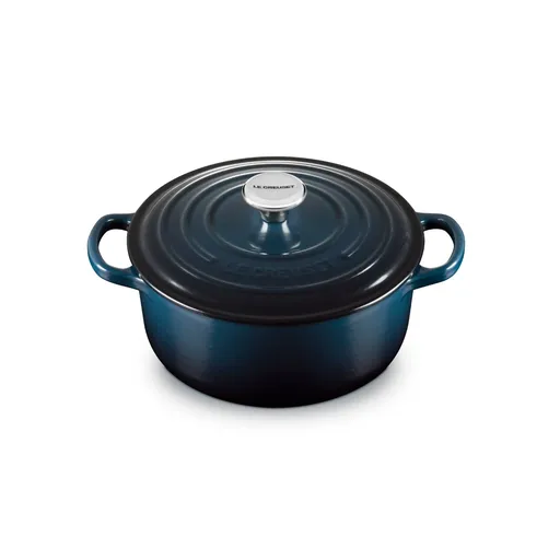 Kastrol SIGNATURE 20 cm, 2,4 l, NUIT, litina, Le Creuset