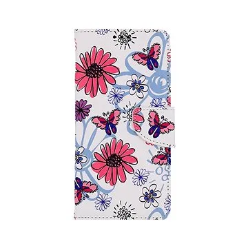 TopQ Pouzdro Xiaomi Redmi A1 knížkové Flowers 86038 (86038)