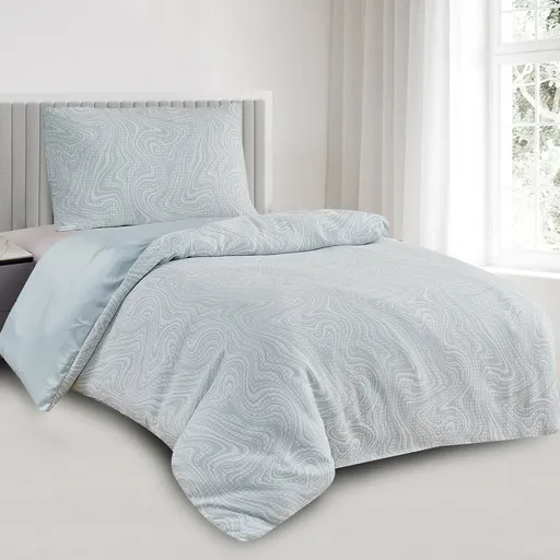 Žakárové povlečení Colorado zelená, 140 x 200 cm, 70 x 90 cm