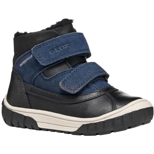 Geox B OMAR WPF Chlapecká zimní obuv, černá, velikost